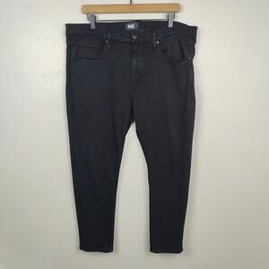 Paige Lennox Jeans Mens 38 Black Slim Straight Fit‎ Moto Biker Designer Preppy